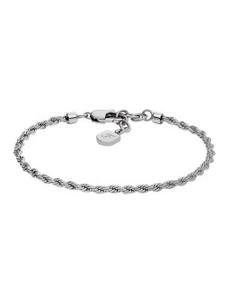 Fossil Elegante bracciale da uomo in acciaio Valis JF04822040 uomo