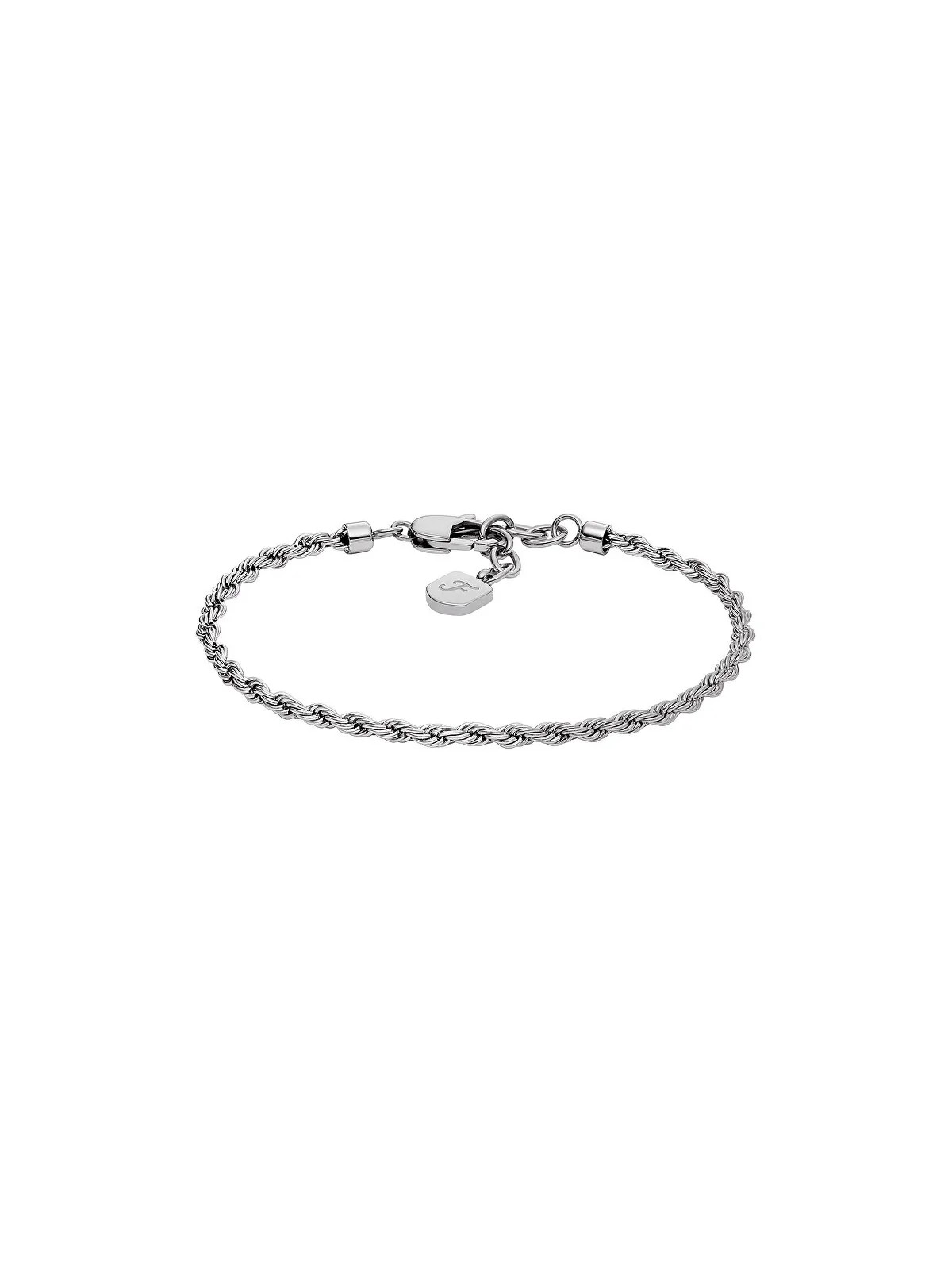 Fossil Elegante bracciale da uomo in acciaio Valis JF04822040 uomo