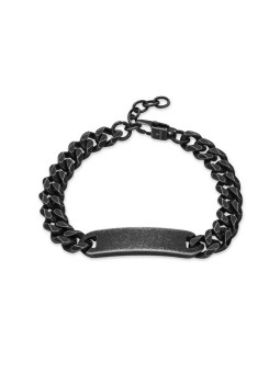 Diversi Bracciale uomo in acciaio nero B1000765 uomo