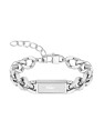 Lacoste Bracciale in acciaio distintivo per uomo Backhand 2040439 uomo