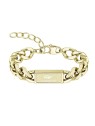 Lacoste Bracciale da uomo placcato oro massiccio Backhand 2040440 uomo