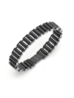 Guess Bracciale in acciaio nero da uomo Race JUMB04411JWGMT/U uomo