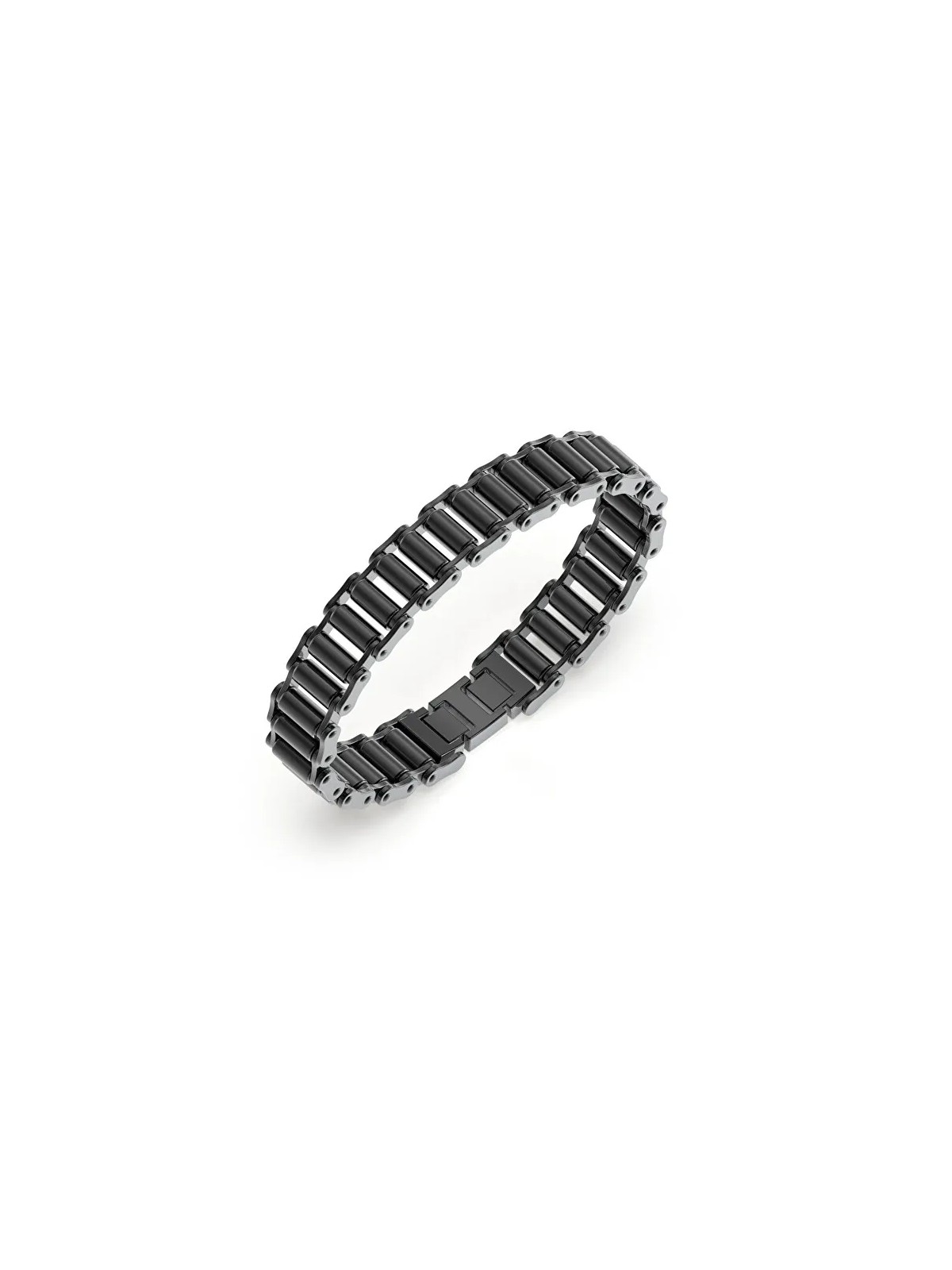 Guess Bracciale in acciaio nero da uomo Race JUMB04411JWGMT/U uomo