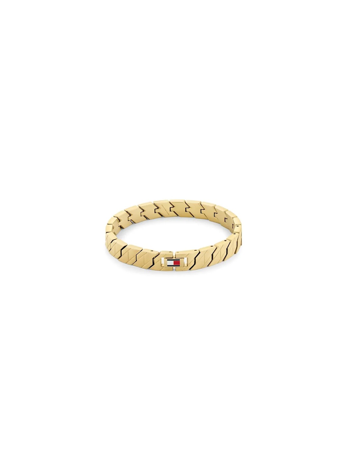 Tommy Hilfiger Bracciale da uomo di design in acciaio placcato oro Lars 2790620 uomo