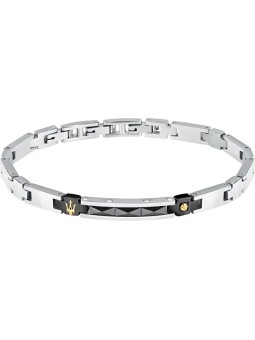 Maserati Bracciale moderno in acciaio da uomo in ceramica JM224ATZ35 uomo