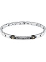 Maserati Bracciale moderno in acciaio da uomo in ceramica JM224ATZ35 uomo