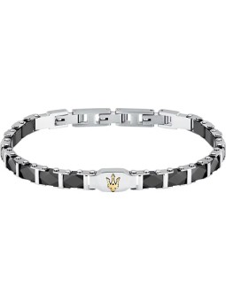 Maserati Bracciale uomo in acciaio Ceramica JM424ATZ44 uomo