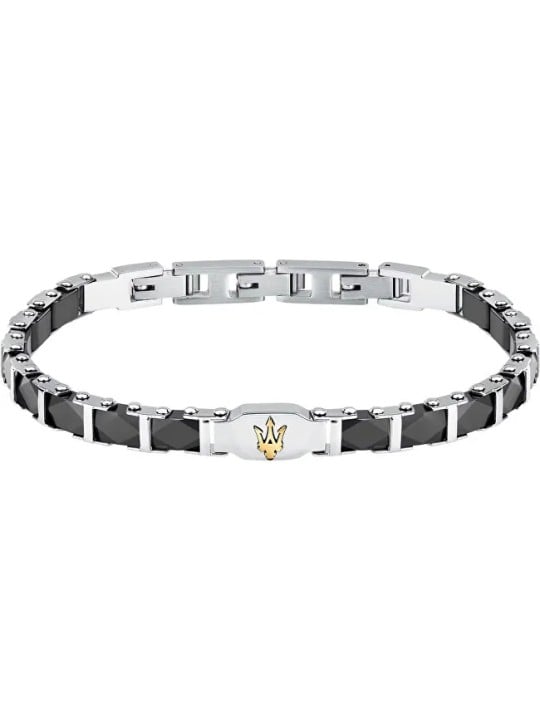 Maserati Bracciale uomo in acciaio Ceramica JM424ATZ44 uomo