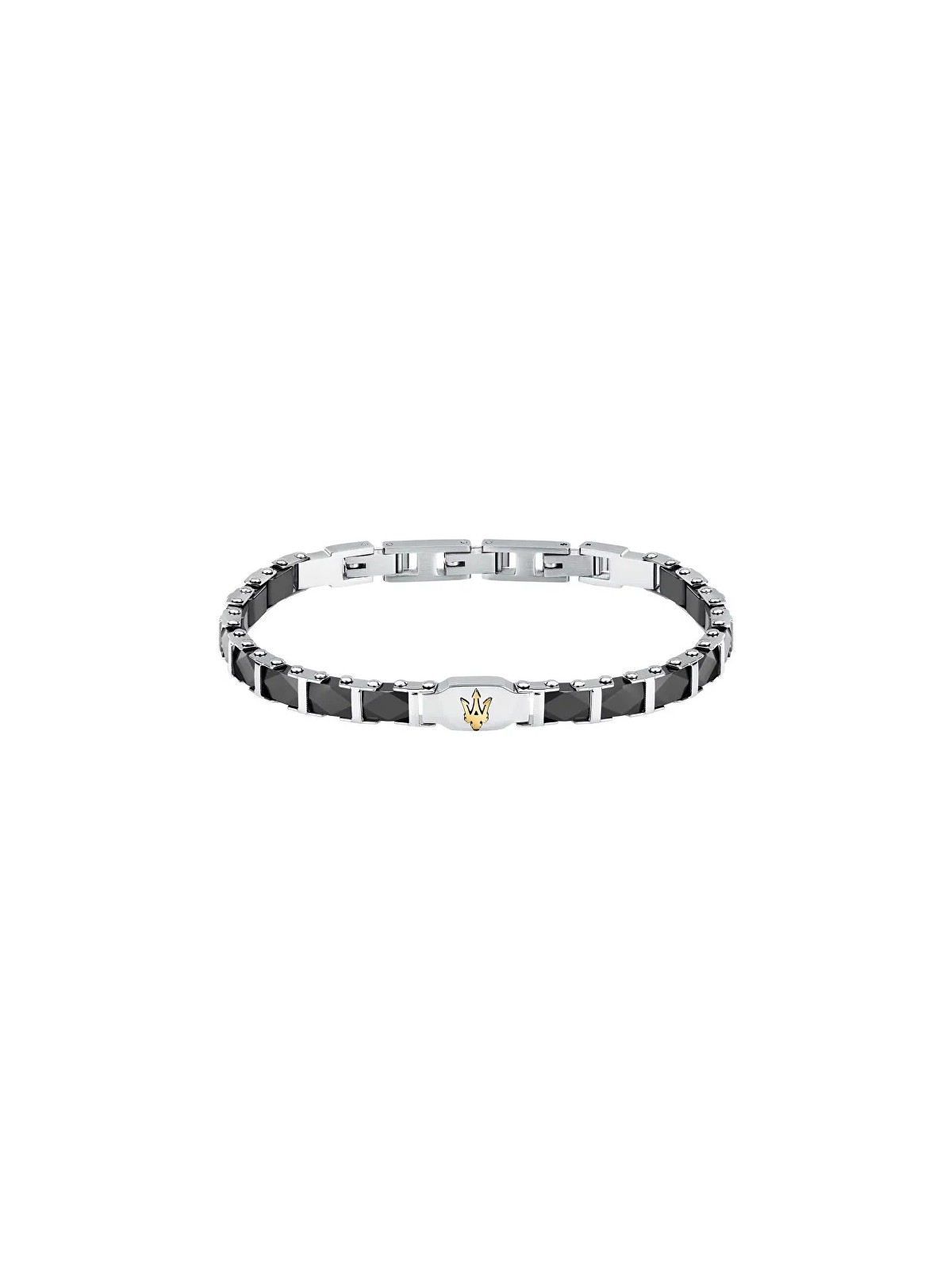 Maserati Bracciale uomo in acciaio Ceramica JM424ATZ44 uomo