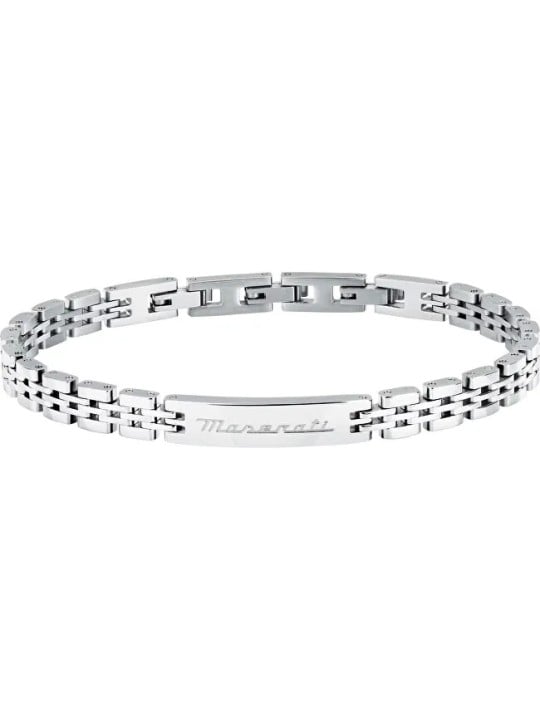 Maserati Bracciale uomo in acciaio senza tempo Iconic JM424AVD65 uomo