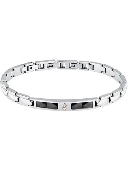Maserati Bracciale in acciaio da uomo in ceramica JM224ATZ40 uomo