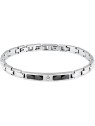 Maserati Bracciale in acciaio da uomo in ceramica JM224ATZ40 uomo