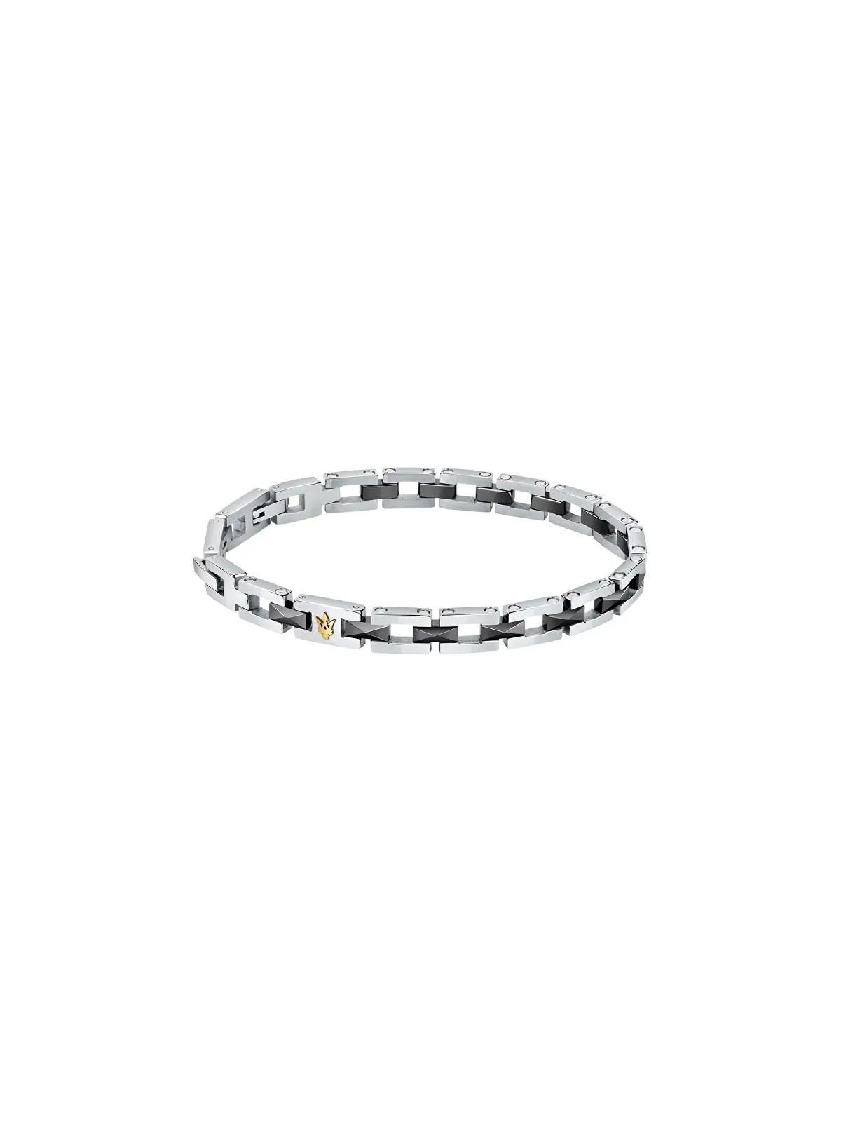 Maserati Bracciale moda in acciaio per uomo in ceramica JM422ATZ16 uomo
