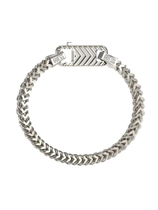 Guess Bracciale uomo Pit Stop in acciaio JUMB04438JWST - Lunghezza: 21 cm uomo