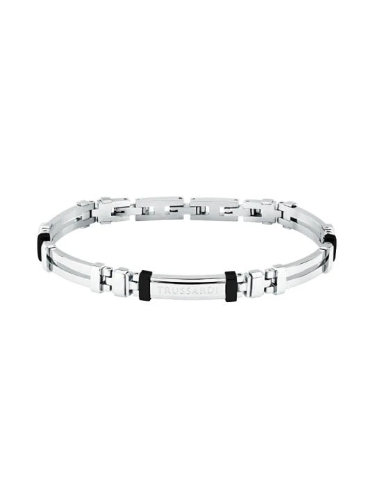 Trussardi Bracciale moderno in acciaio da uomo T-Steel TJAXV25 uomo
