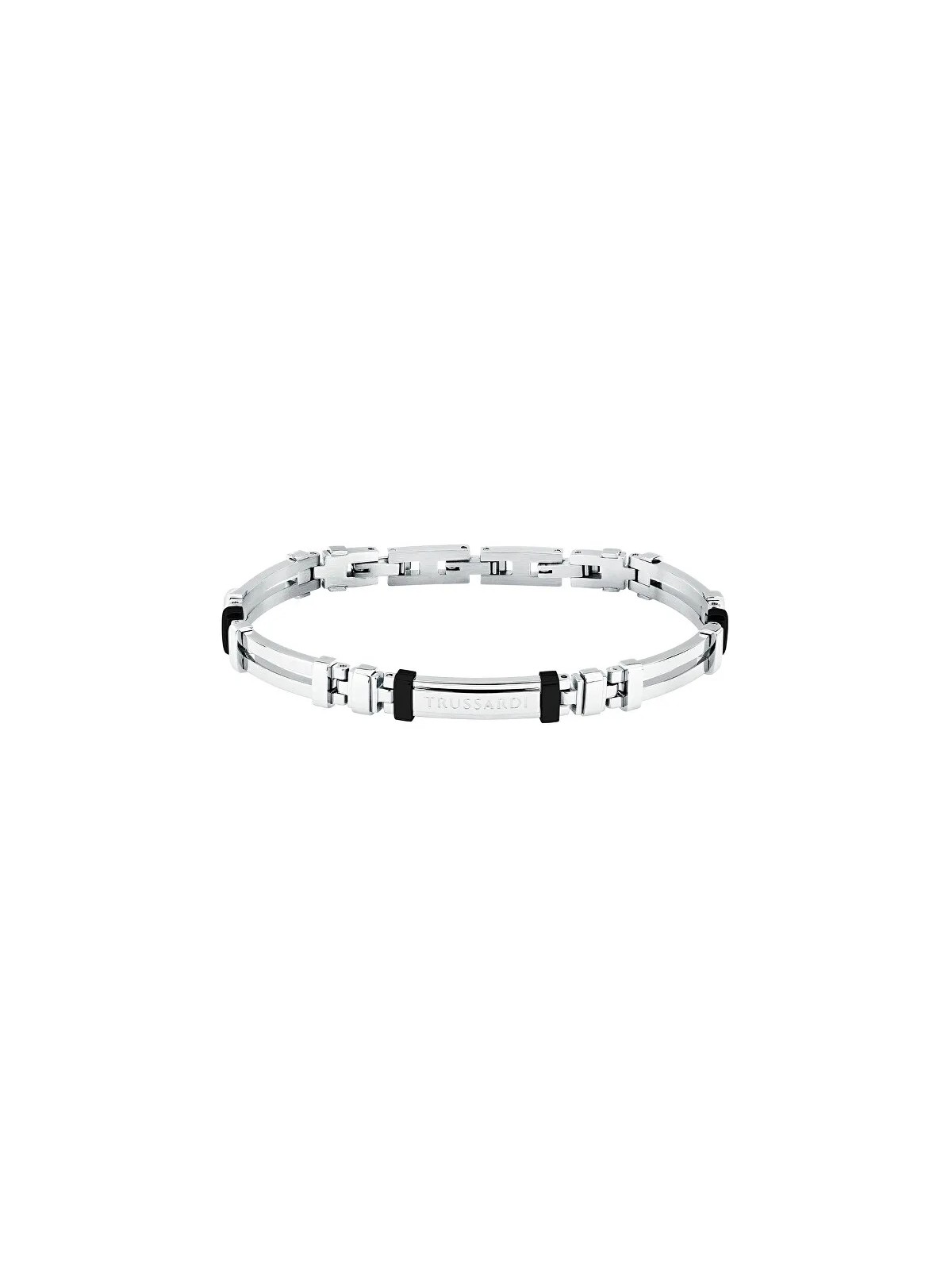 Trussardi Bracciale moderno in acciaio da uomo T-Steel TJAXV25 uomo
