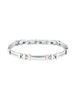 Trussardi Bracciale bicolore in acciaio da uomo T-Steel TJAXV26 uomo