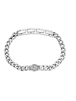 BREIL Elegante bracciale in acciaio con ancora Dock TJ3728 uomo