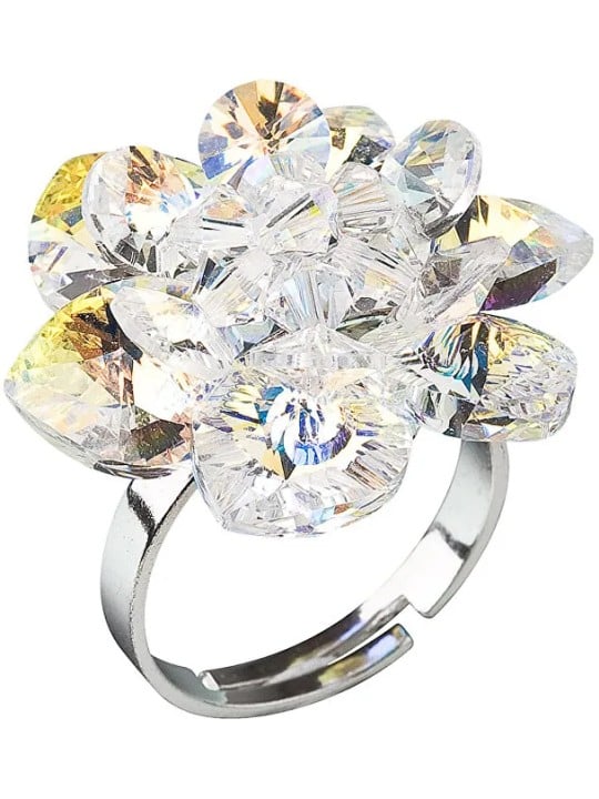Evolution Group Anello Lily 35012.2 cristallo da donna