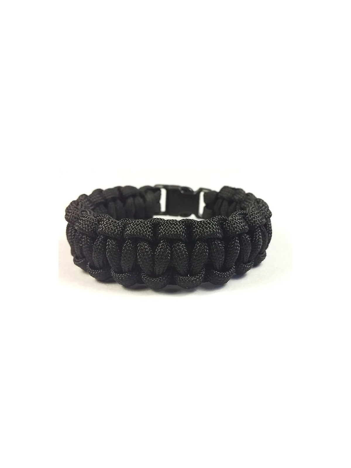 Cordell Bracciale Paracord Solomon Nero - Dimensioni: M (18 - 19 cm) uomo
