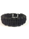 Cordell Bracciale Paracord Solomon Nero - Dimensioni: M (18 - 19 cm) uomo