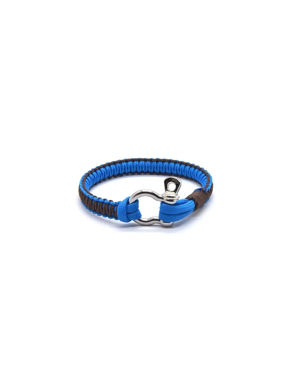 Cordell Bracciale Omega Slim in paracord blu uomo
