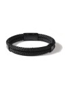 Troli Elegante bracciale nero VSB005 BB-PET uomo