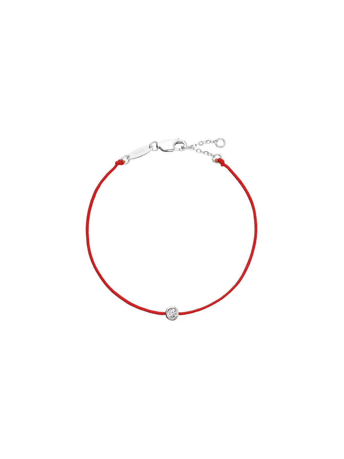 Evolution Group Bracciale cabala rosso con zircone 13005.3 donna