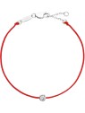 Evolution Group Bracciale cabala rosso con zircone 13005.3 donna