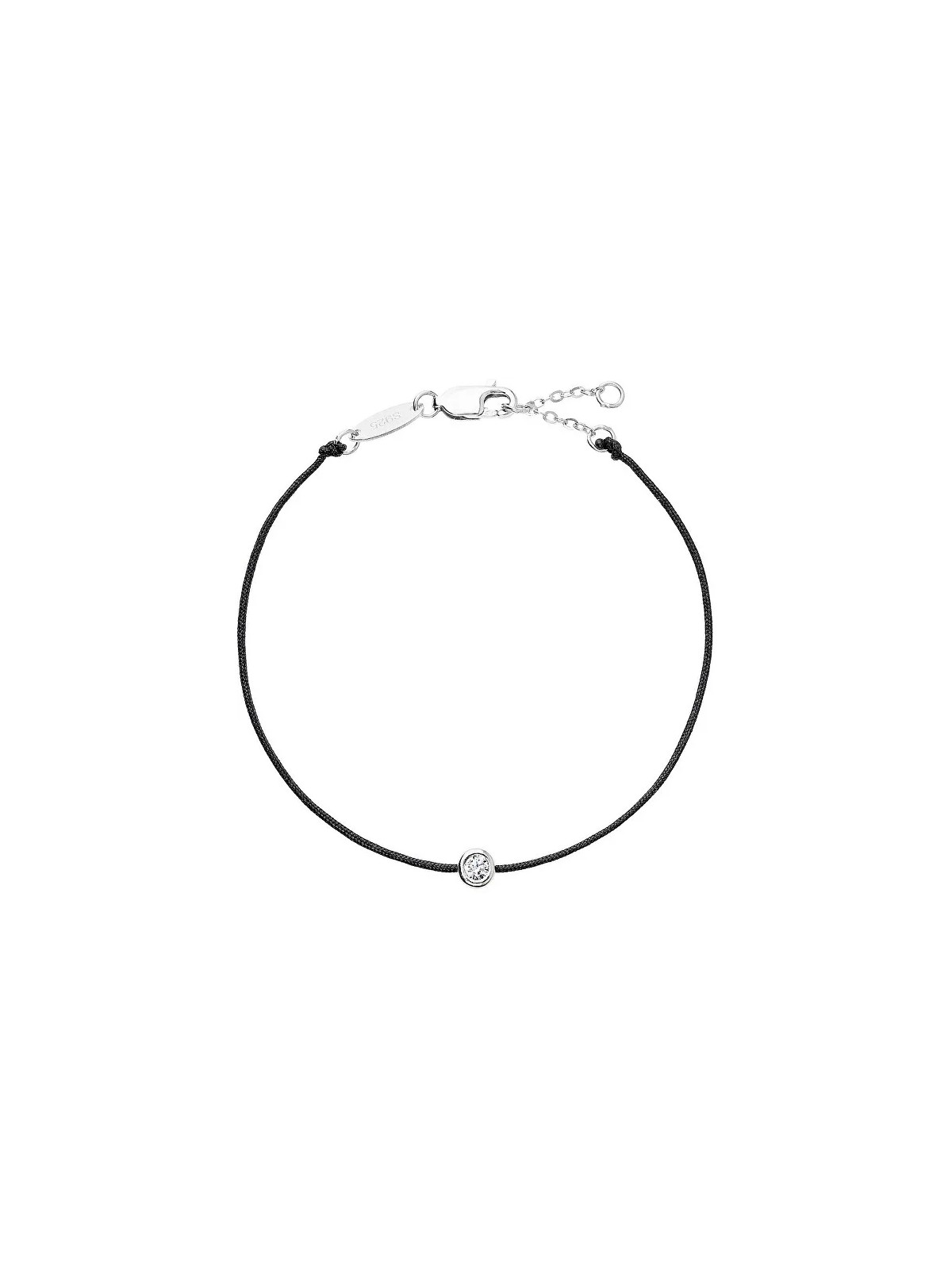 Evolution Group Bracciale cabala nero con zircone 13005.3 donna