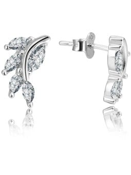 Beneto Orecchini scintillanti in argento AGUP1183 donna
