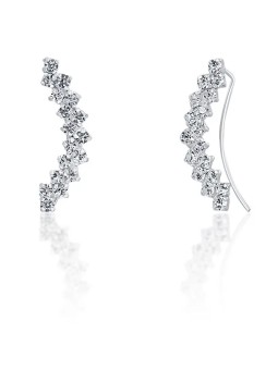 JwL Luxury Pearls Orecchini longitudinali scintillanti con cristilla JL0689 donna