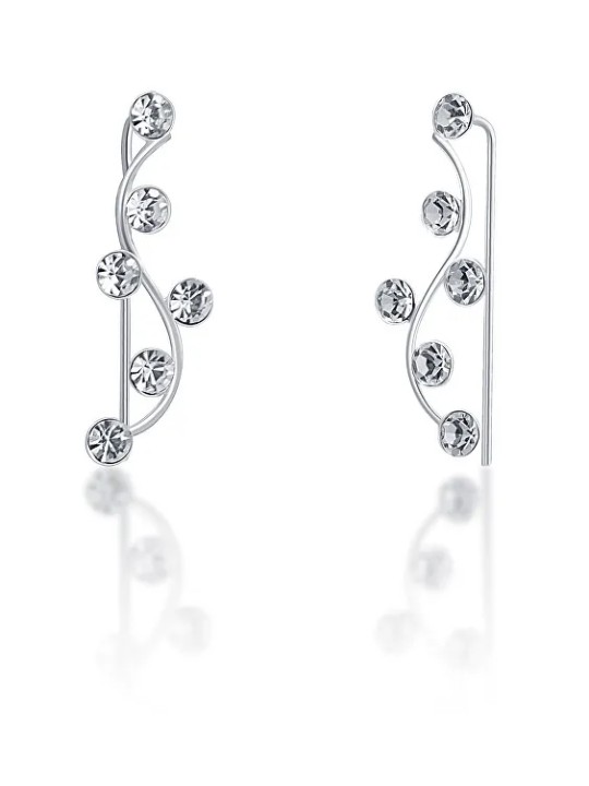 JwL Luxury Pearls Orecchini longitudinali scintillanti con cristilla JL0690 donna