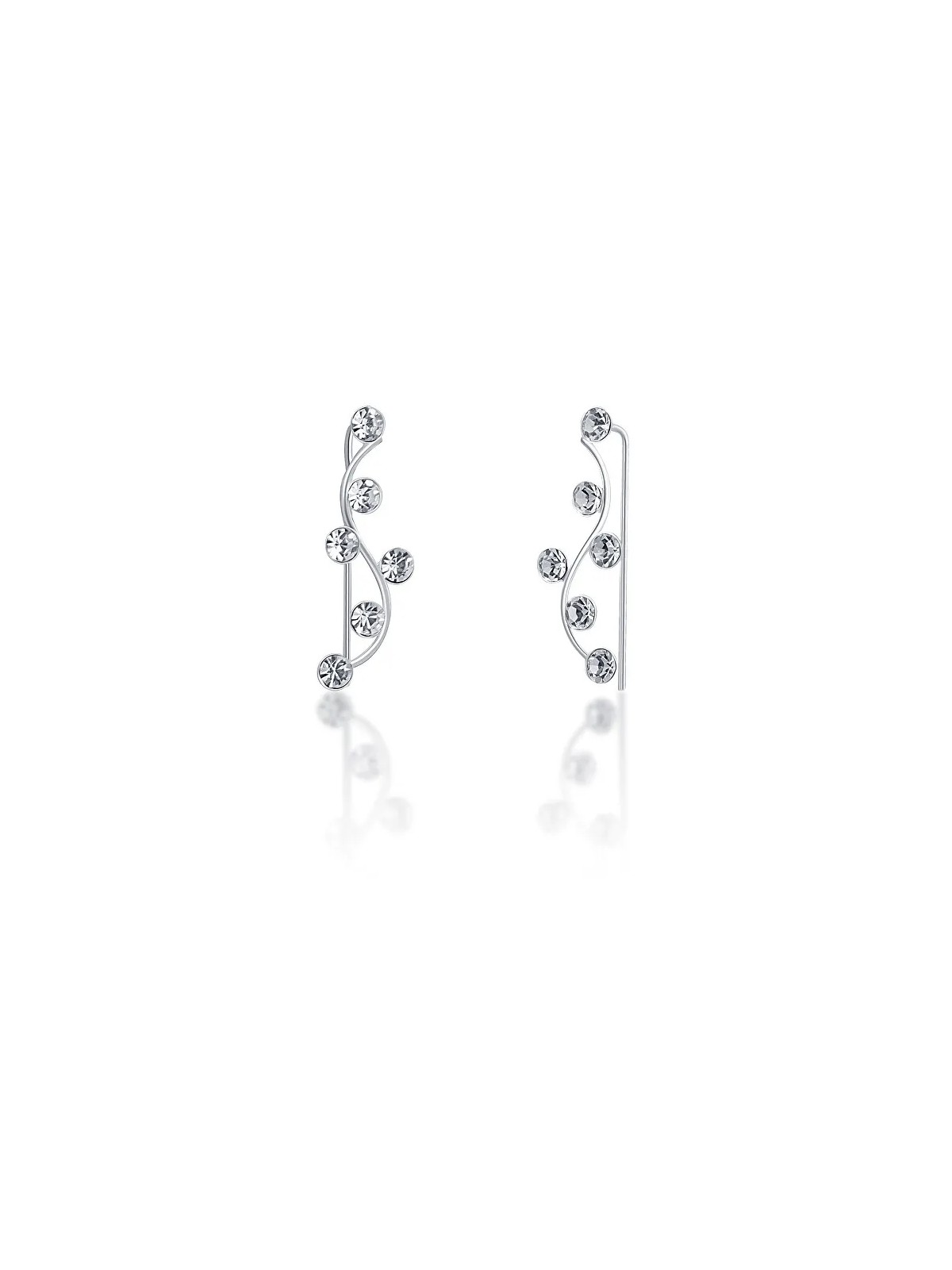 JwL Luxury Pearls Orecchini longitudinali scintillanti con cristilla JL0690 donna