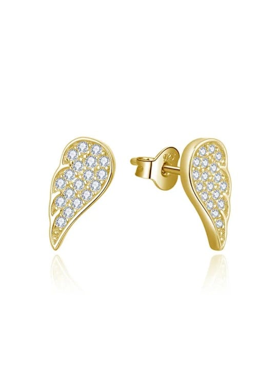 Beneto Orecchini placcati oro Ali d'angelo AGUP2610-GOLD donna