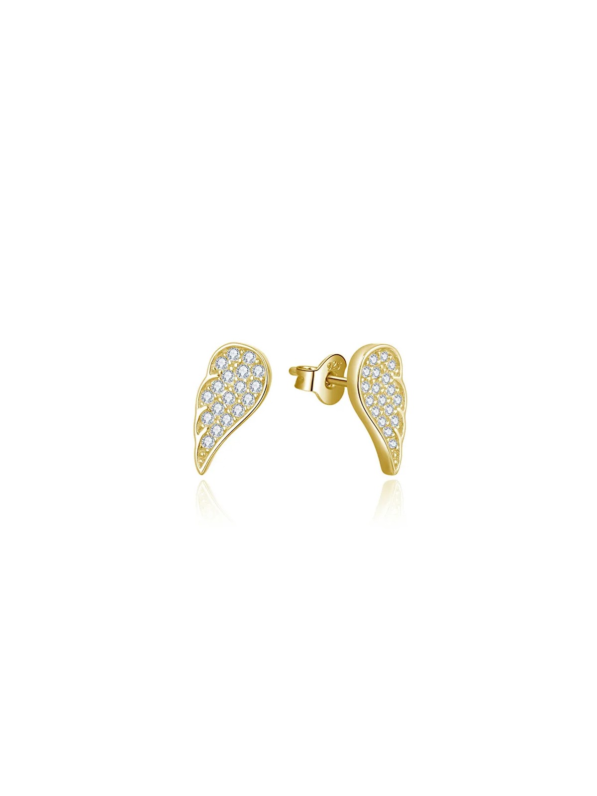 Beneto Orecchini placcati oro Ali d'angelo AGUP2610-GOLD donna