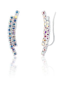 JwL Luxury Pearls Orecchini lunghi lucidi con cristilla JL0741 donna