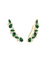 Beneto La parte superiore della base è in zircone verde AGUP3299GR-GOLD donna