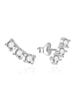 Agato Eleganti orecchini lunghi in argento AGT-E031PW donna