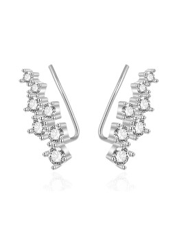Agato Orecchini lunghi in argento con zirconi AGT-E049VW donna