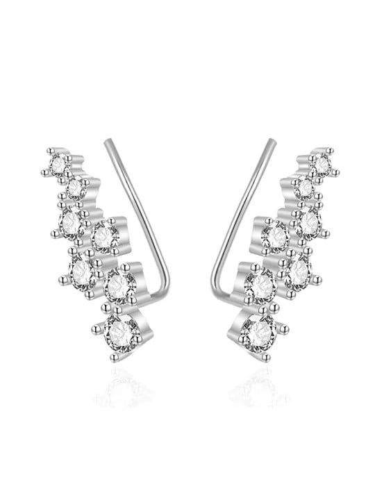 Agato Orecchini lunghi in argento con zirconi AGT-E049VW donna