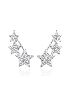 Agato Orecchini lunghi in argento Stelle AGT-E084VW donna