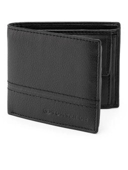 Tom Tailor Portafoglio uomo in pelle 12215 60 Nero