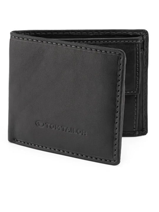Tom Tailor Portafoglio uomo in pelle 14200 60 Nero