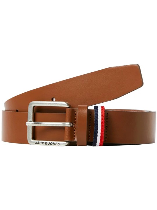 Jack&Jones Cintura in pelle da uomo JACESPO - Lunghezza cintura: 85 cm
