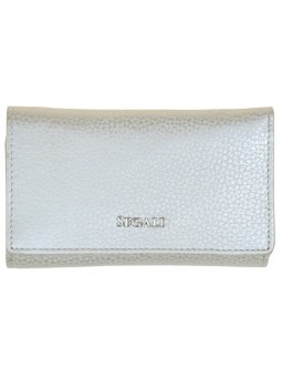 SEGALI Portafoglio donna in pelle 7074 S argento da donna