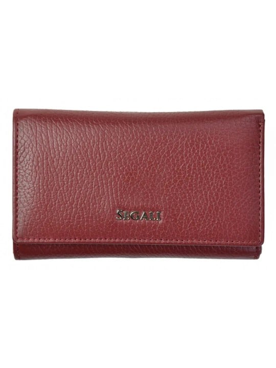SEGALI Portafoglio da donna in pelle 7074 bordeaux da donna