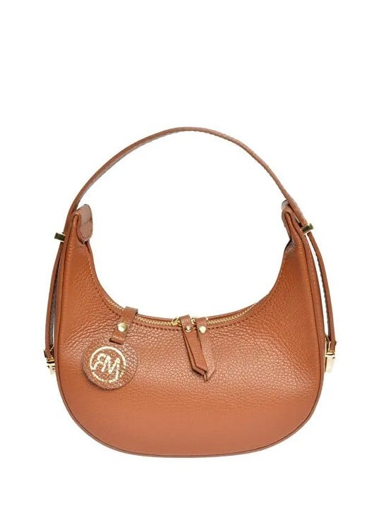 Roberta M Borsa da donna in pelle Banana Bag da donna