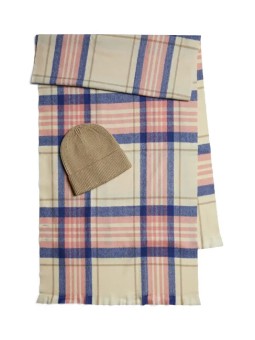 Pieces Set da donna - cappello e sciarpa PCNAJANNA da donna