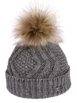 CAPU Cappello invernale marrone da donna